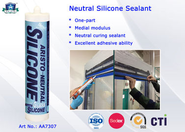 Một phần trung tính rõ ràng hoặc màu Silicon Sealant -40 đến 100 ℃ hiệu suất cao