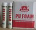 Fire Proof PU Foam Spray Can / Aerosol Polyurethane Foam Insulation B2 Grade