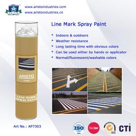 Acrylic aerosol dòng đánh dấu sàn / đường đánh dấu phun sơn 750ml thời tiết kháng